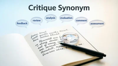 Critique Synonym