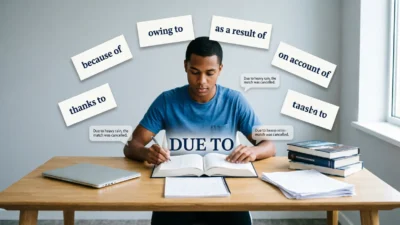 Due to Synonym