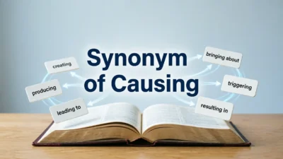 Synonym of Causing