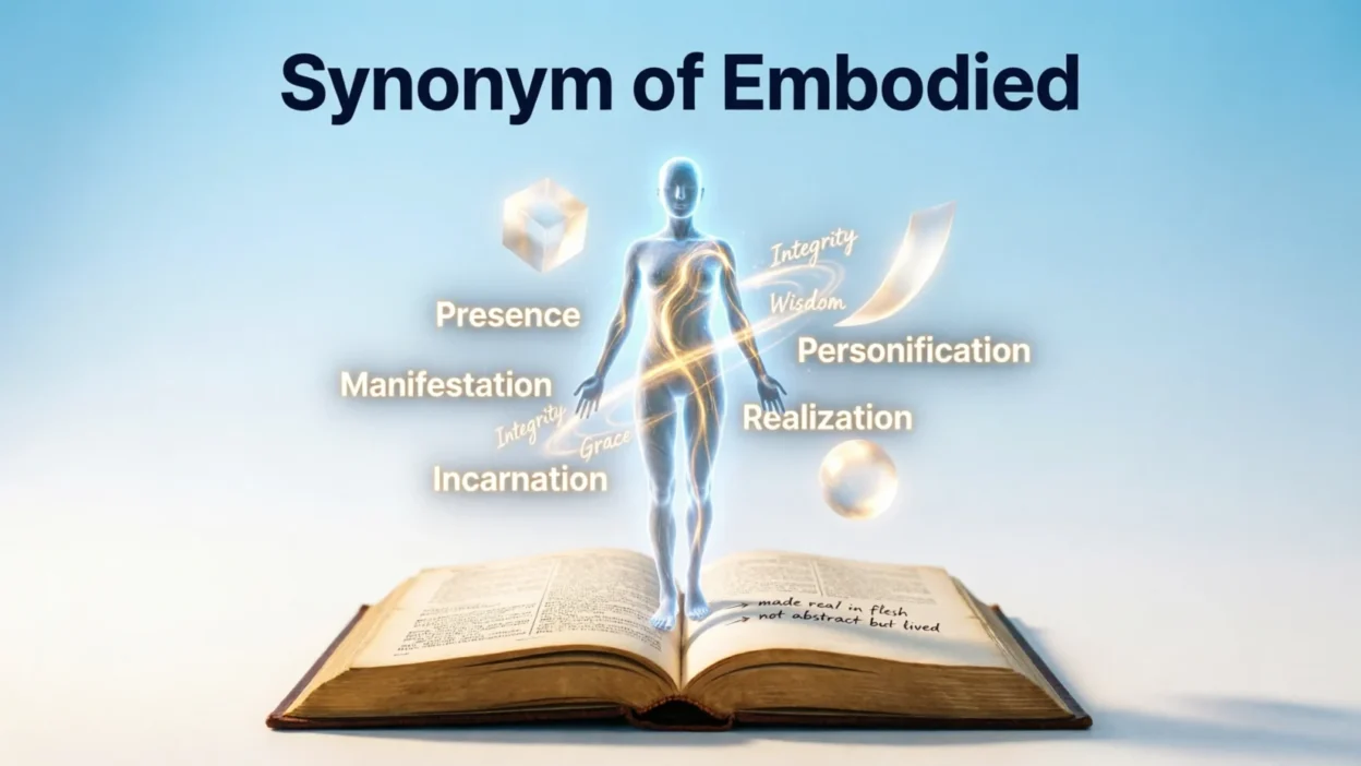 Synonym of Embodied