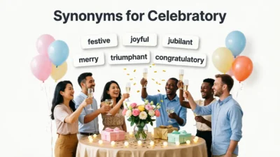 Synonyms for Celebratory
