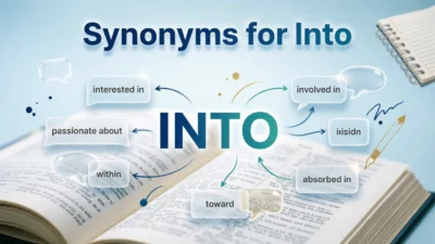 Synonyms for Into