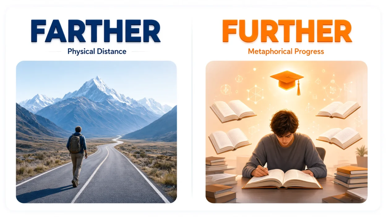 Farther vs. Further