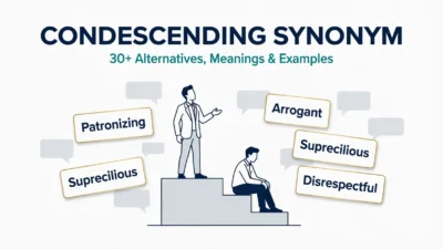 Condescending Synonyms