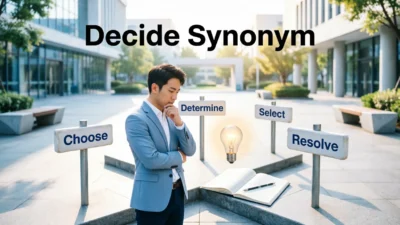 Decide Synonyms