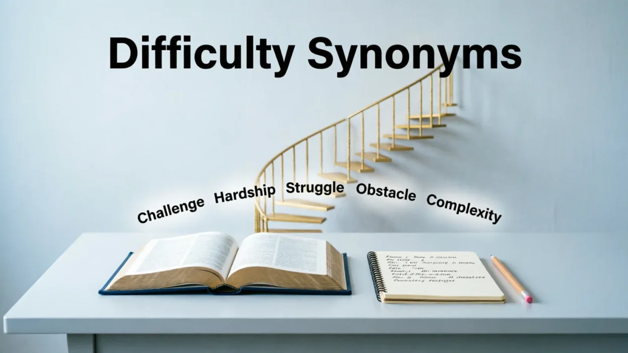 Difficulty Synonyms