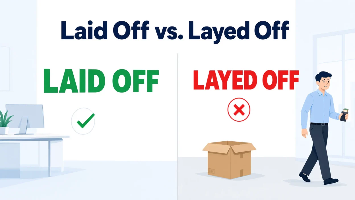 Laid Off vs. Layed Off
