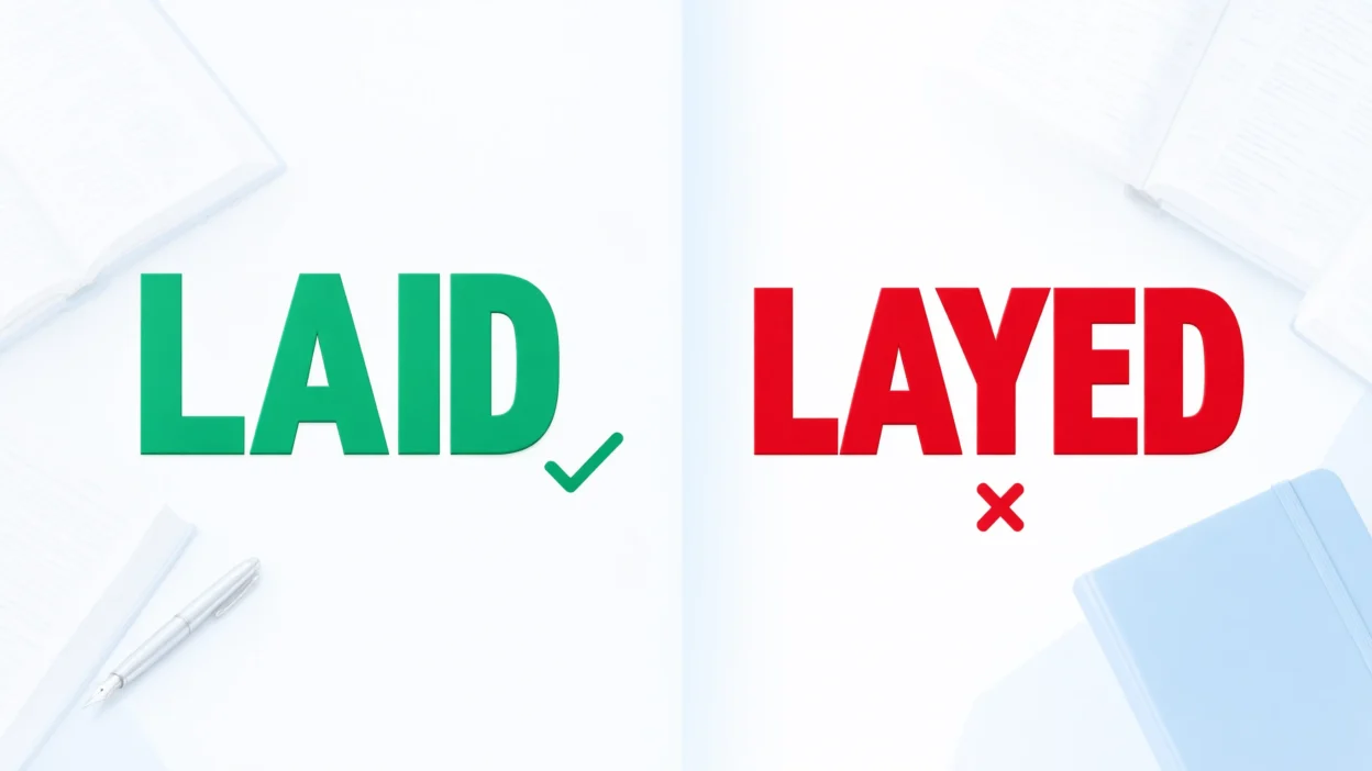 Laid vs. Layed
