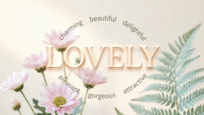 Lovely Synonym