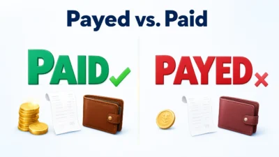 Payed vs Paid