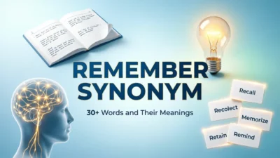 Remember Synonyms