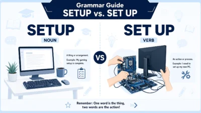 Setup vs. Set Up