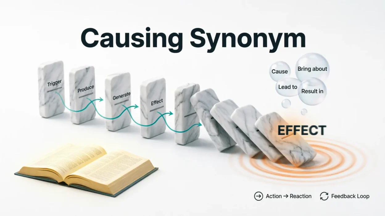 Synonyms for Causing