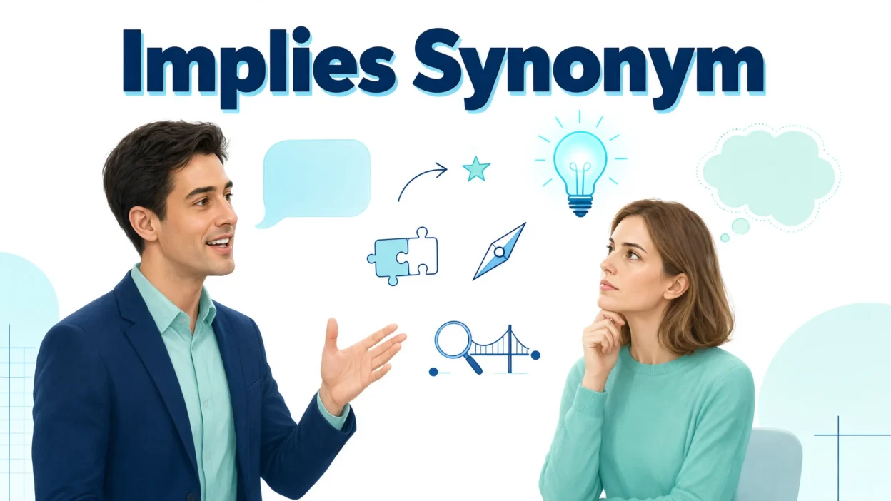 Synonyms for Implies