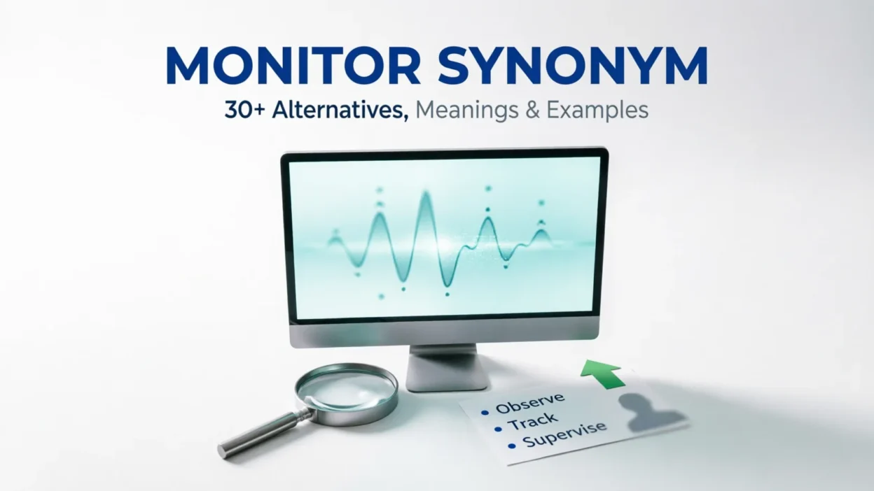 Synonyms for Monitor