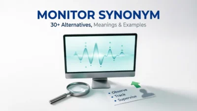 Synonyms for Monitor