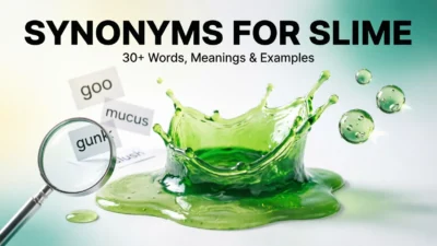 Synonyms for Slime