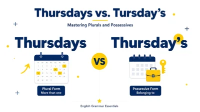 Thursdays vs Thursday’s